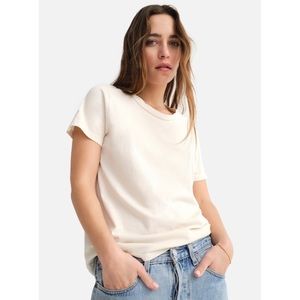 Mate the Label Organic Cotton Classic Tee, NWT, Bone